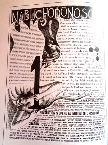 Revue affiche nabuchodonosor - revue,