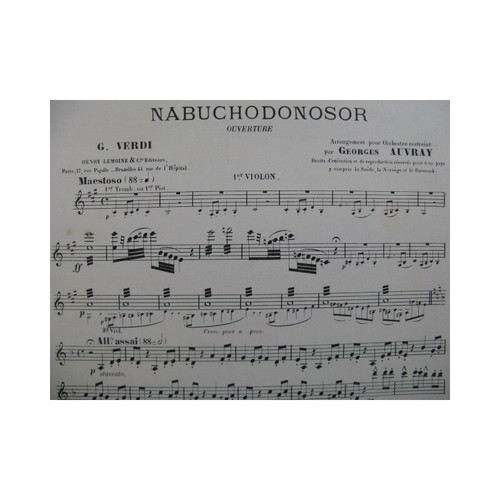 Verdi giuseppe nabuchodonosor - verdi,