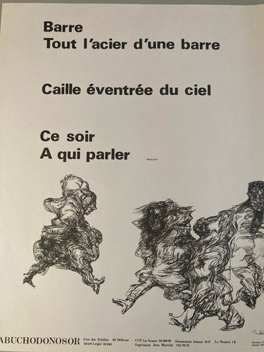 Grand revue affiche - revue,
