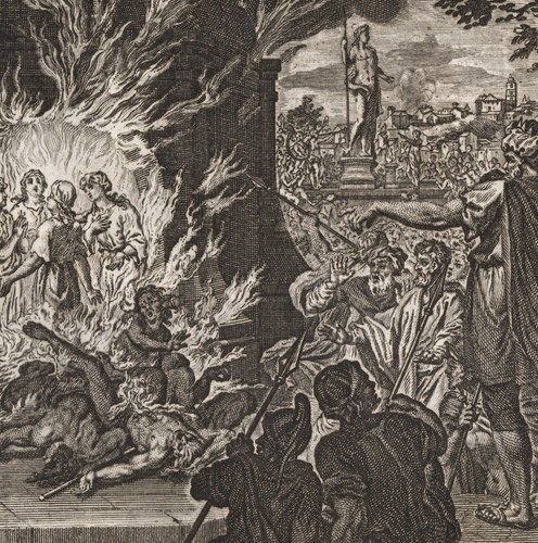1720 gravure nabuchodonosor - 1720,